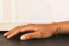 Bracelet anneaux Vermeil - Vingt et un grammes