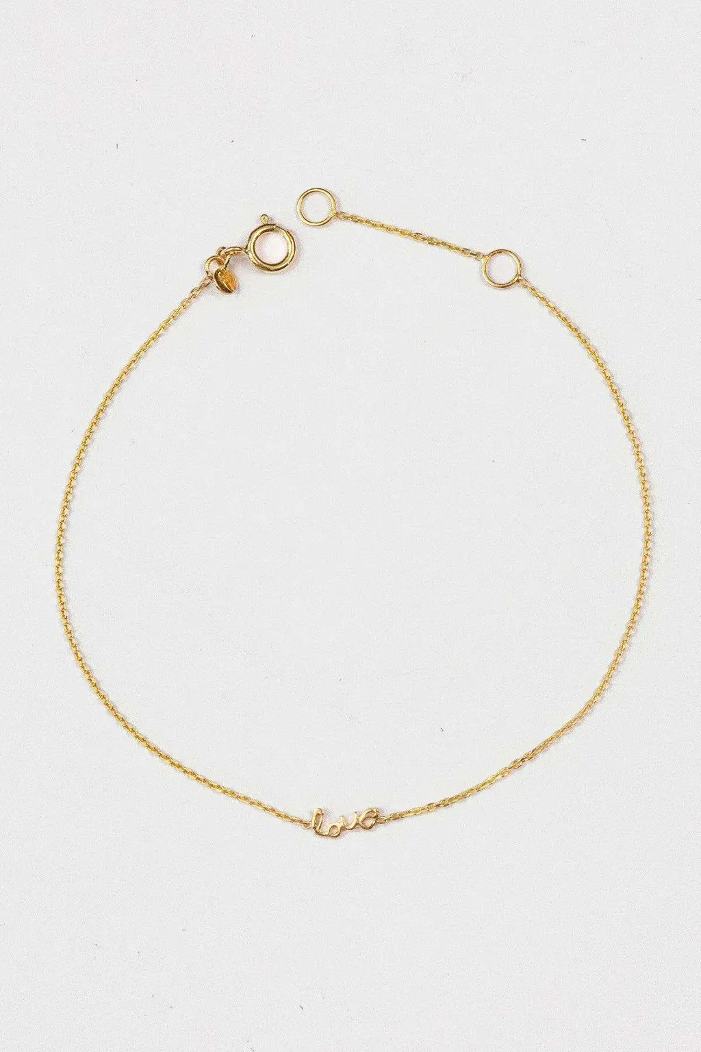 Bracelet Tennis En Or 9 Carats Avec Cœurs En Malachite - Longueur 19,1 Cm - Neuf Avec étiquettes