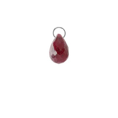 Collier goutte rubis brut - Vingt et un grammes