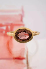 Bague tourmaline Vermeil - Vingt et un grammes
