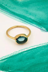 Bague tourmaline Vermeil - Vingt et un grammes