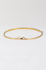 Bracelet barrette de diamants or jaune - Vingt et un grammes