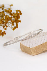 Bracelet ligne entière diamants - Vingt et un grammes