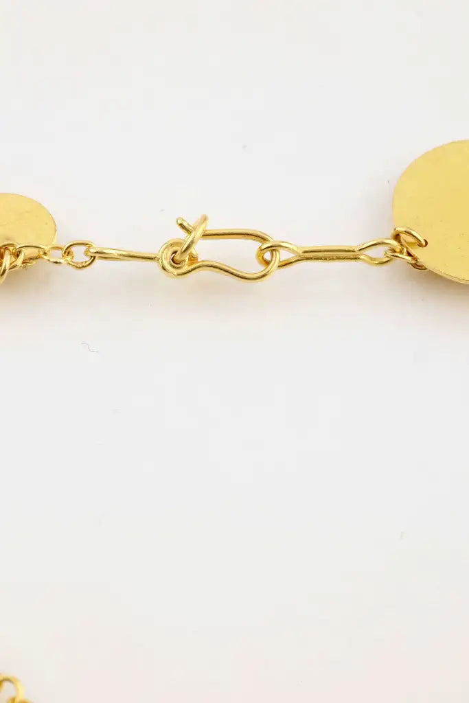 Bracelet multi médailles or jaune - Vingt et un grammes
