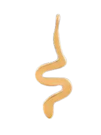 Charm serpent or jaune - Vingt et un grammes