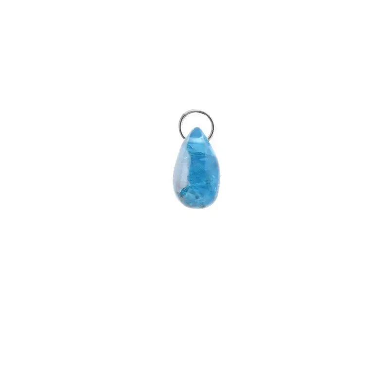 Collier goutte apatite bleu - Vingt et un grammes