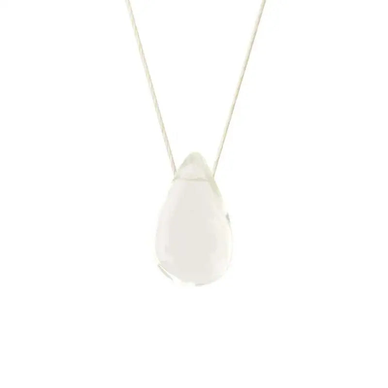 Collier goutte cristal de roche - Vingt et un grammes