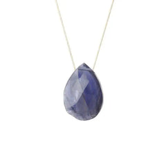 Collier goutte iolite - Vingt et un grammes